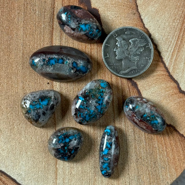 各種パーツ Natural Gem Deep Blue Bisbee Turquoise 31C883FC-1BA0-416A-B7DA-