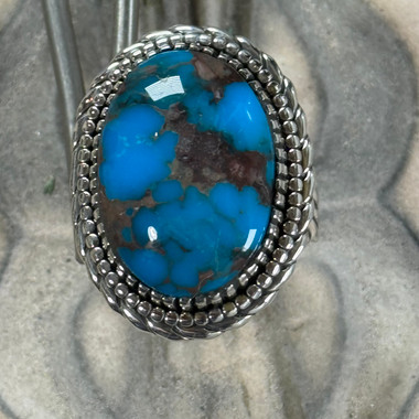 Bisbee turquoise men's ring