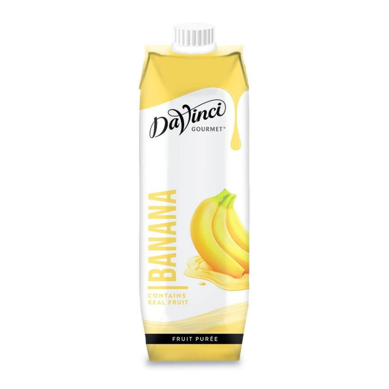 Davinci Classic Fruit Puree Banana Ltr