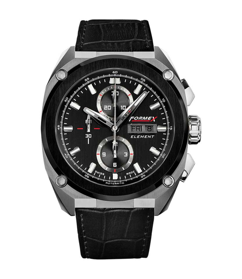 Formex Element Automatic Chronograph Ceramic Bezel Black