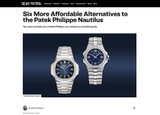 "Six More Affordable Alternatives to the Patek Philippe Nautilus" - by Gear Patrol