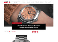 A Blog To Watch about the Formex Essence 39mm Space Gold