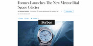 Forbes: Formex Launches The New Meteor Dial Essence Space Glacier