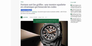 Le Nouveau Réveil: Formex sort les griffes une montre squelette en céramique qui bouscule les codes