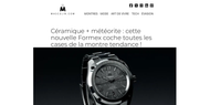 Céramique + météorite : cette nouvelle Formex coche toutes les cases de la montre tendance !