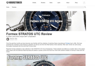 Hourstriker: Formex Stratos UTC Review - A Closer Look at the Unique GMT Complication
