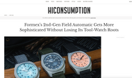 Hiconsumption: Formex’s 2nd-Gen Field Automatic Gets More Sophisticated Without Losing Its Tool-Watch Roots
