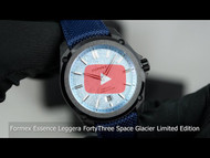 Hands-on Video Review by SeriousWatches, Formex Essence Leggera FortyThree Space Glacier Limited Edition