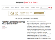 Europastar: Formex extreme shapes meet sport-chic