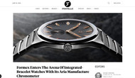 Fratello: Formex Enters The Arena Of Integrated-Bracelet Watches With Its Aria Manufacture Chronometer