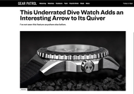 Gear Patrol: This Underrated Dive Watch Adds an Interesting Arrow to Its Quiver