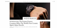 HODINKEE: Introducing The Formex Essence Ceramica Offers The World's First Ceramic Quick-Adjust Bracelet