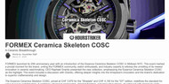Hourstriker: FORMEX Ceramica Skeleton COSC