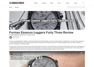 Review by Hourstriker - Formex Essence Leggera Forty Three