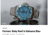 Dive Into Watches about the Reef 39.5mm Bahama Blue