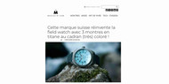 Masculin: Cette marque suisse réinvente la field watch avec 3 montres en titane au cadran (très) coloré !