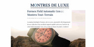Montres-de-luxe: Formex Field Automatic Gen 2 montres tout-terrain