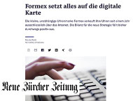 NZZ Neue Zürcher Zeitung: Formex All in One E-Commerce 
