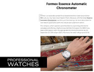 Professional Watches: Formex Essence Automatic Chronometer 