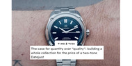 Time and Tide: The case for quantity over “quality”: building a whole collection for the price of a two-tone Datejust