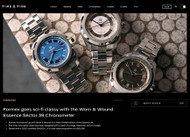 Time and Tide about the Formex x Worn & Wound Essence 39 Sector Chronometer