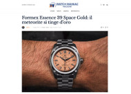 Watch Maniac Magazine About the Formex Essence 39 Space Gold