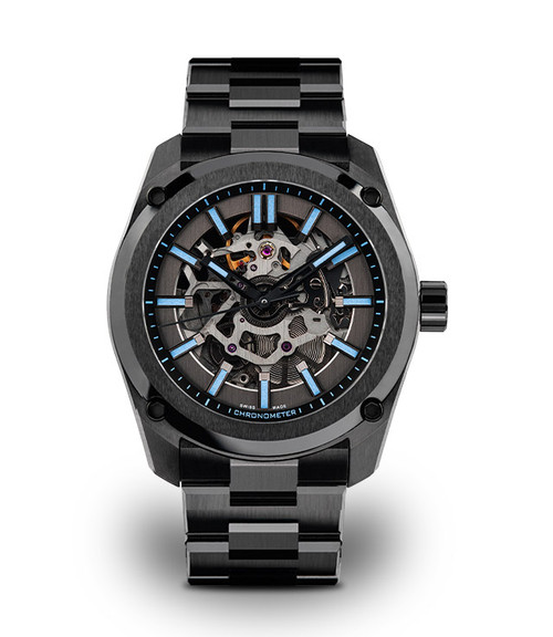 Skeleton COSC Stradale Blue 41 mm