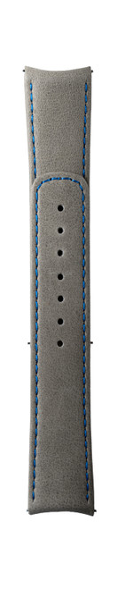 ESSENCE ThirtyNine "Deployant" Grey Leather Strap Blue Stitching (without clasp)