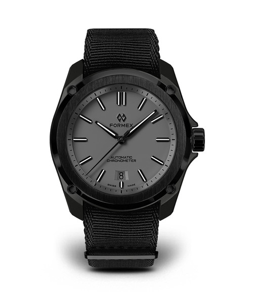 TRUGLO Switchback 3-Hand Watch Black Case