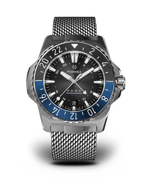 AUTOMATIC GMT COSC 300M BLACK/BLUE 42 MM