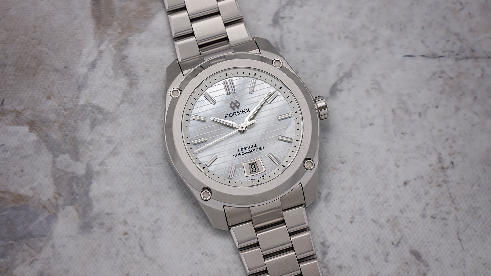 Essence 39mm with Mother-of-Pearl Dial - Formex