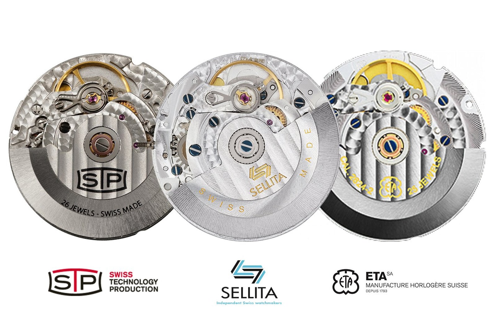 ETA, SELLITA or STP? What's The Difference? Official FORMEX Swiss
