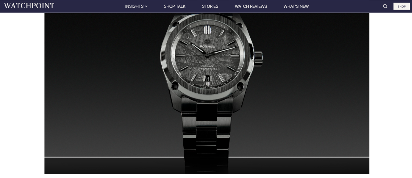 WatchPoint: The Formex Essence Ceramica Dark Matter – the cherry