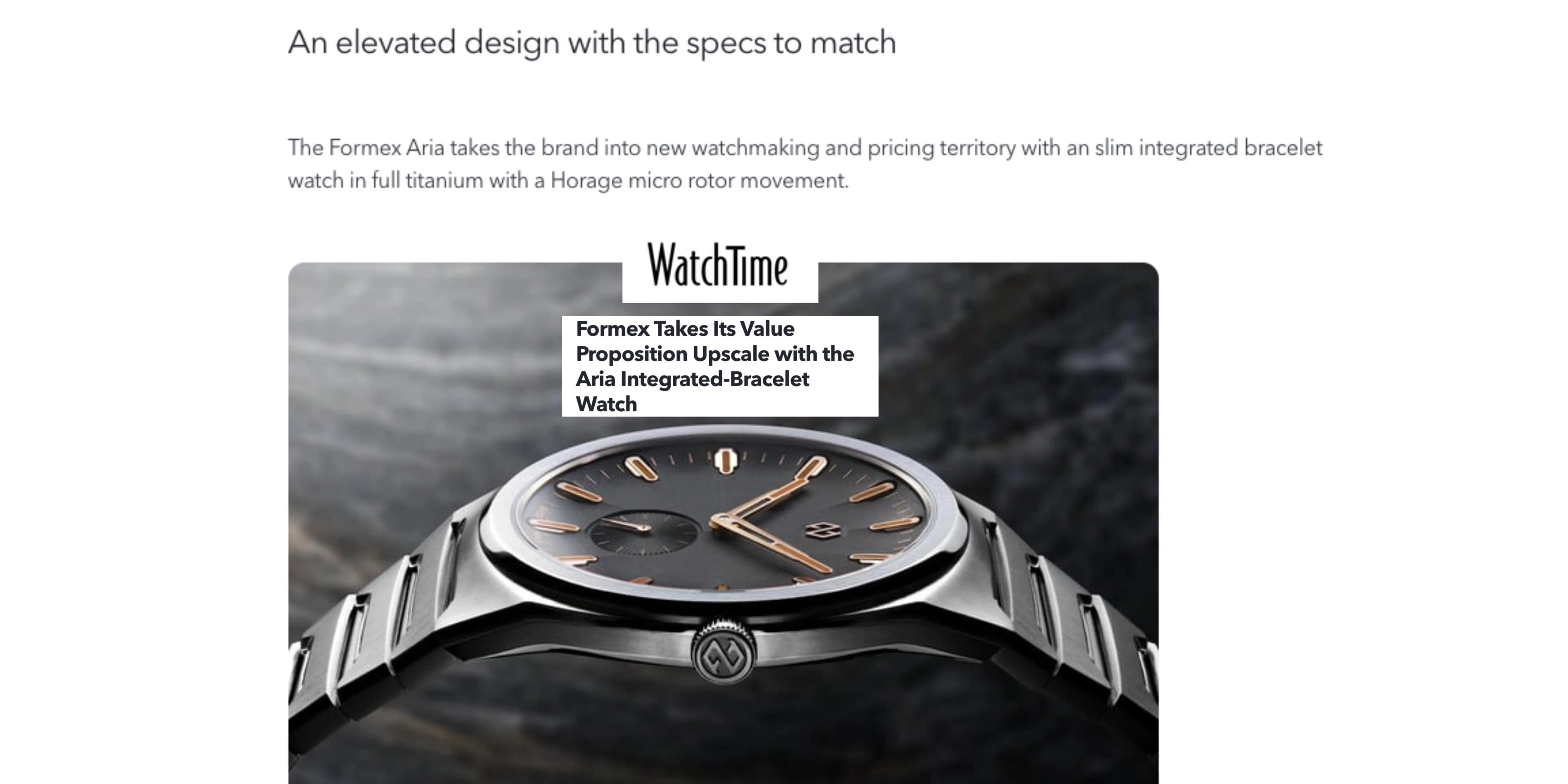 Oracle Time: Formex Essence 41mm Automatic COSC Receives Stainless 
