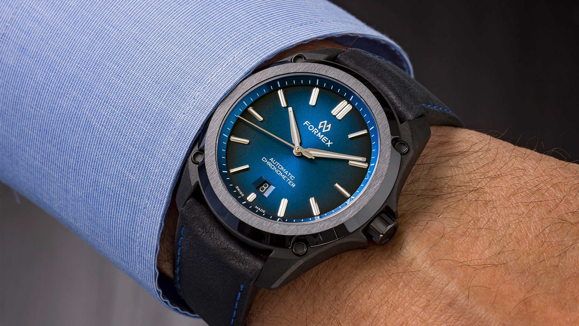 Formex Essence Leggera 41mm Automatic Chronometer Electric Blue