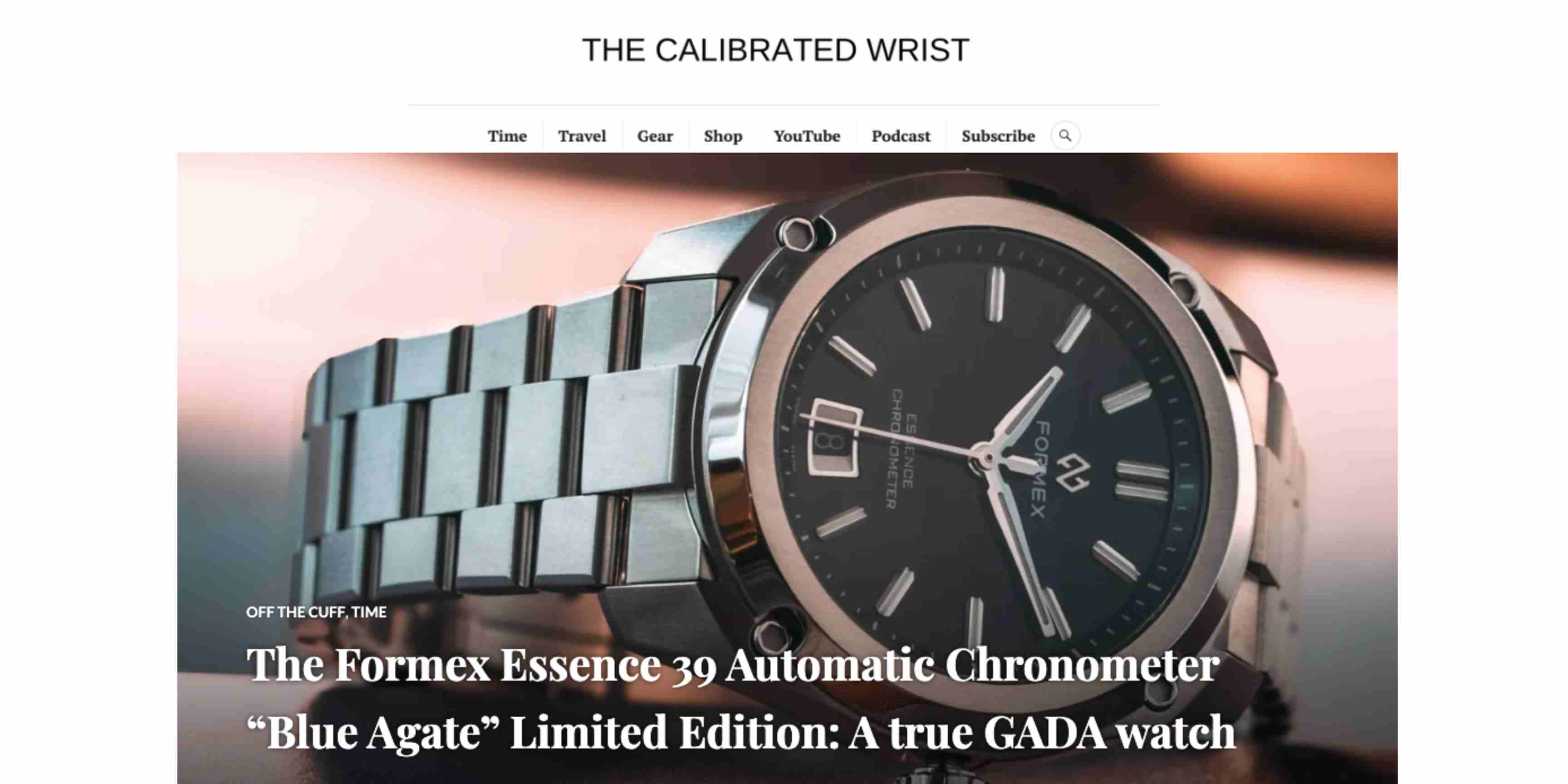 The Calibrated Wrist: The Formex Essence 39 Automatic Chronometer