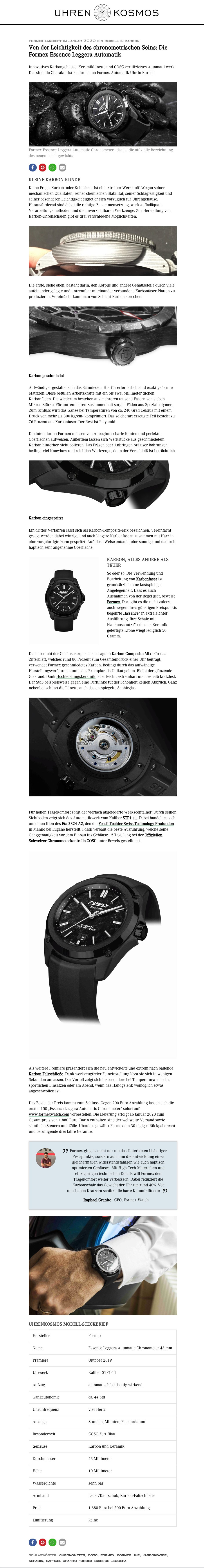 Gisbert Brunner about Carbon Fiber and The New Essence Leggera