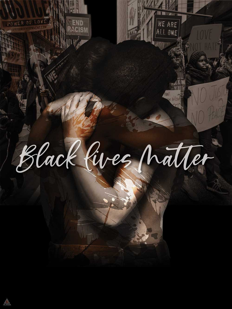Black Lives Matter Poster for Walls Love Not Hate Art Print 18x24