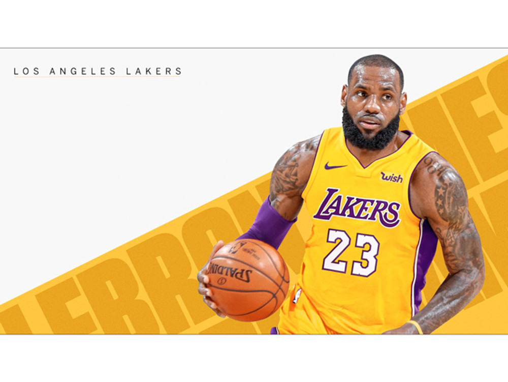 lebron james poster lakers