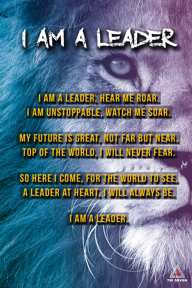 I Am A Leader Poster Leadership Quote Inspirational Wall Art Poem 11x17 i-am-a-leader-poster-leadership-quote-inspirational-wall-art-poem-11x17