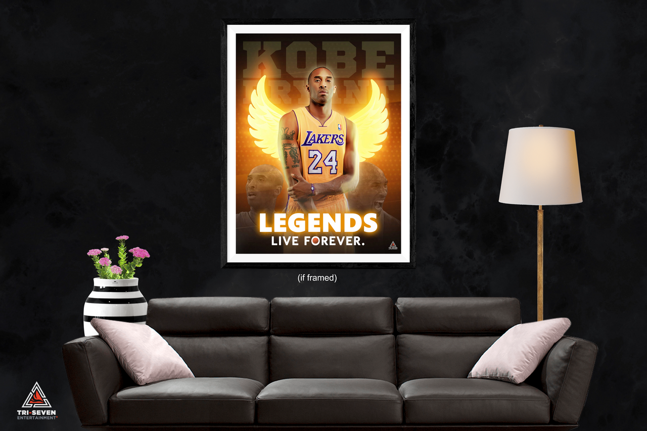 LeBron James Canvas Wall Art,la Lakers Poster Wall Art Print,Star Forever Legend