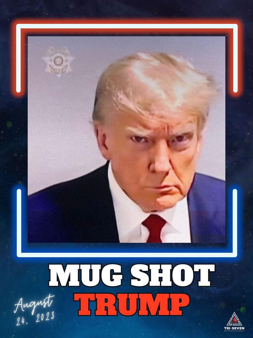 Donald Trump Mug Shot Wanted President Coffee Mug Lineup Poster