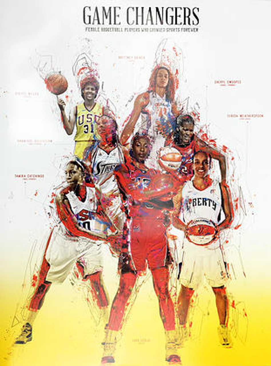 WONEN'S USA BASKETBALL (1996) POSTER - バスケットボール