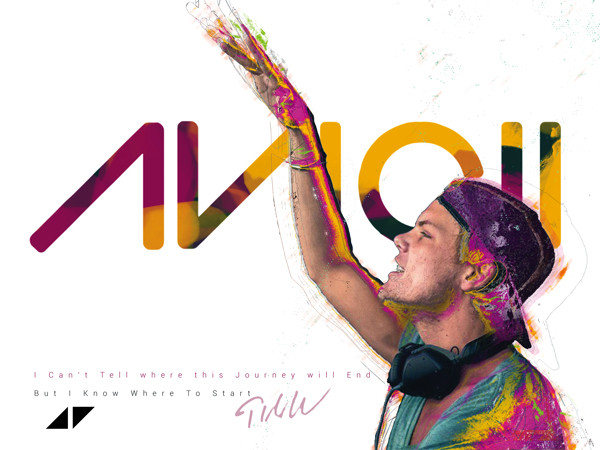 Aviciiページ Avicii Poster I Can't Tell Where This Journey Will End Music Art Print