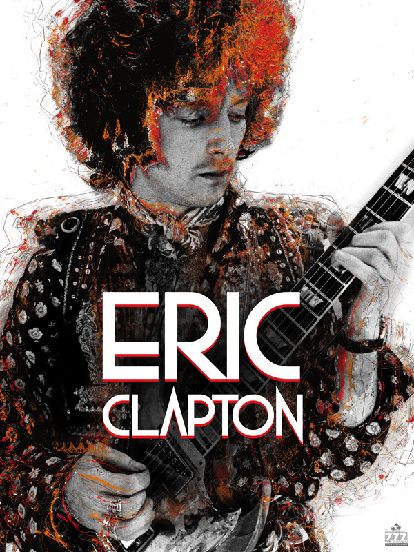 Eric Clapton Poster Retro Music Art Print (18x24)