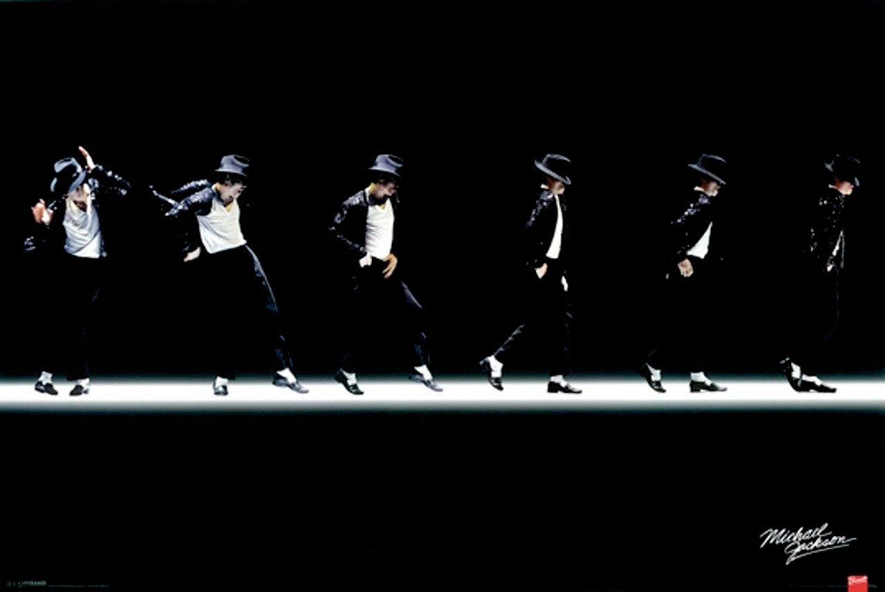 Michael Jackson 3Dポスター ダンス Michael Jackson 3D Poster Wall Art Decor Framed Print | 14.5