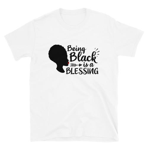 Being Black is A Blessing African American Girl Pride T-Shirt