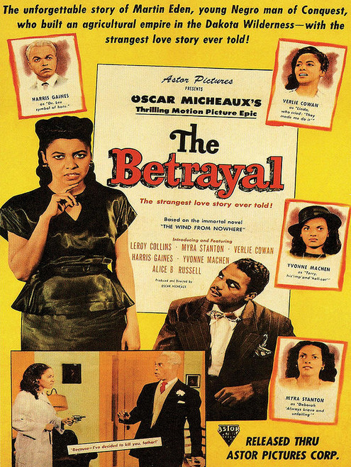 The Betrayal Movie Poster Oscar Micheaux (1948)