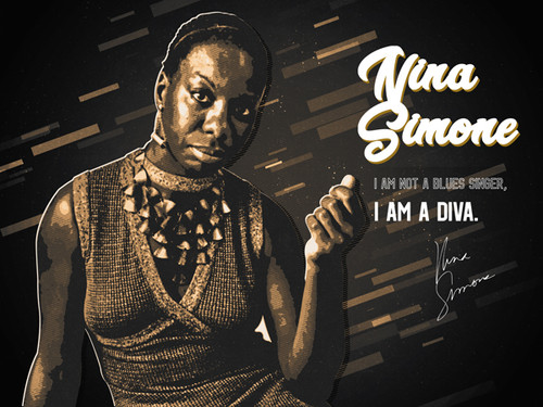 Nina Simone Poster I Am A Diva