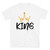  King T-Shirt with Gold Crown Strong Man Culture Gift
